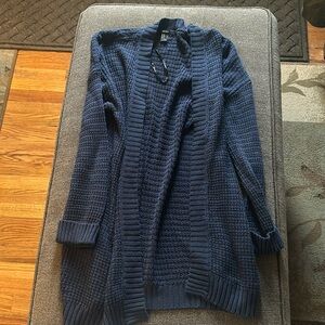 Forever21 Women’s Blue Knit Cardigan